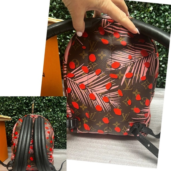 Louis Vuitton Palm Springs Limited Edition Monogram Jungle Dots PM Backpack - Picture 4 of 12